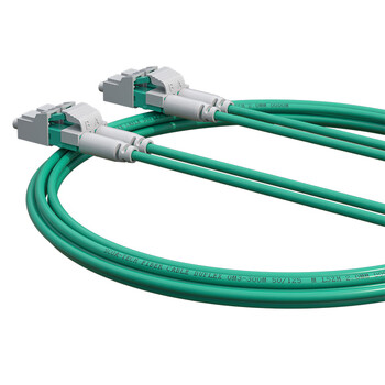 数康（SCOA）万兆多模光纤跳线LC-LC短尾套3米 OM3双芯尾纤 Φ2.0低烟无卤阻燃 电信级光纤线S-2LC-LC-MT3