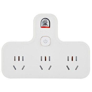 子弹头 一转三插座/一转多总控开关/电源转换器/转换插头/3位无线插座/转换插板 TS-556K