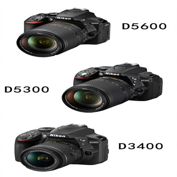尼康全新nikon/d5300 d5500 d5600d3400入门级单反照相机高清 国行d