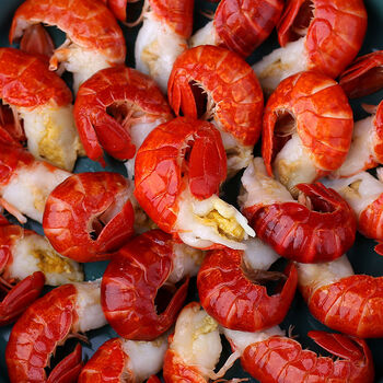 无冰新鲜小龙虾尾冷冻麻辣海鲜龙虾球速冻生鲜腾旺纳跃3斤新鲜q弹120