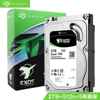 希捷(Seagate)企业级硬盘 1T/2T/4T/6T/8T/10T SATA 希捷银河Exos 2TB ST2000NM0055【图片 ...