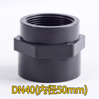 创榜(chuangbang) upvc内丝直接 pvc化工管塑料内螺纹直接给水管内牙