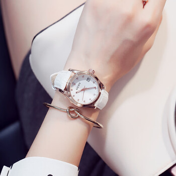 古欧guou女士手表女时尚品牌气质学生轻奢个性百搭带日历女式女款国表