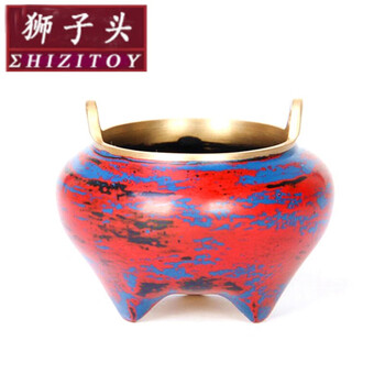 狮子铜香炉价格报价行情- 京东