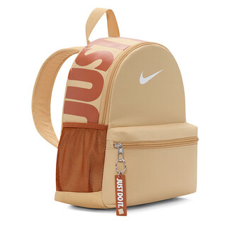 耐克儿童双肩包 玲珑小巧旅行包书包休闲包DR6091-252 棕