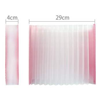 金得利13格A4横款大容量手提风琴包可立式可伸缩文件筐资料册收纳夹学生用可伸缩书立架折叠书夹 粉色 DC7611