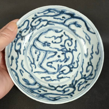 清朝青花瓷盘价格报价行情- 京东