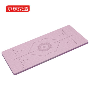 京东京造 瑜伽健身垫超大超厚加宽加长防滑200*100cm运动地垫20mm加厚紫