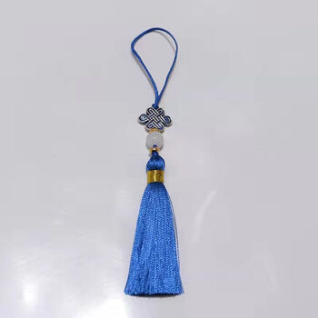 zhangu5条装新款中国风流苏穗子挂饰迷你小中国结包包配饰b款压襟流苏