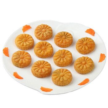 雪花南瓜饼 面点油炸小吃 半成品速冻食品生鲜 方便早餐 雪花南瓜饼