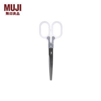 MUJI Stainless Steel Scissors Clear About 15.5 cm