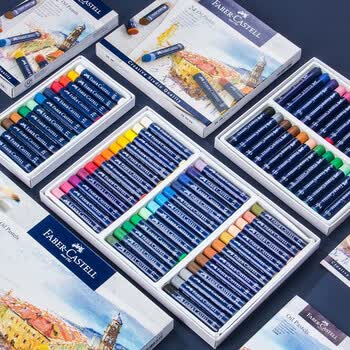 【全网低价】辉柏嘉（Faber-castell）油画棒 蜡笔 12色蓝纸盒127012美术写生