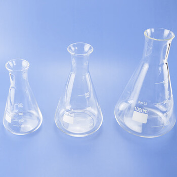 冰禹 三角烧瓶平底锥形瓶 加厚高硼硅玻璃耐高温带刻度 广口500ml BYS-218 冰禹 三角烧瓶平底锥形瓶 加厚高硼硅玻璃耐高温带刻度 广口500ml BYS-218
