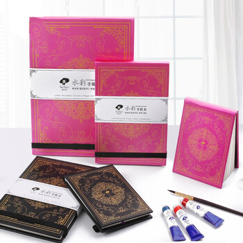 鲁本斯（PaulRubens）星空手账本加厚64K细纹300g两面用素描本图画本美术绘画旅行水彩本20页0110001064