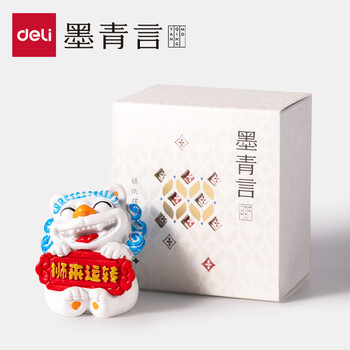 墨青言 神兽献瑞山海经镇尺 创意可爱吉祥物书房摆件镇纸 文房四宝书法文创摆件 MY712-2生日礼物