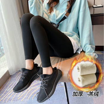 新品少女生秋裤棉毛裤秋冬款保暖裤显瘦灰色打底裤女外穿春夏季薄款胖