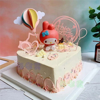 芙滋窝新款hellokitty美乐蒂生日蛋糕女神款三丽鸥女孩儿童全国同城