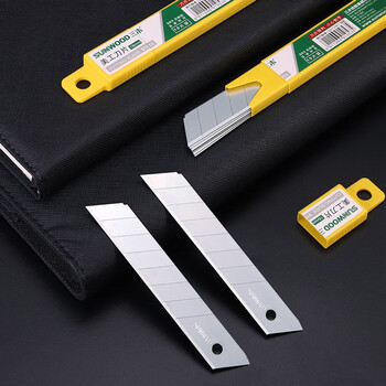 三木(SUNWOOD)大号美工刀片/窄裁纸刀片100*18mm 10片/盒 91053 三木(SUNWOOD)大号美工刀片/窄裁纸刀片100*18mm 10片/盒 91053