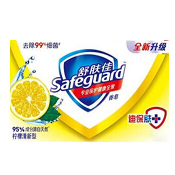舒肤佳 柠檬清新香型香皂天然成分清爽护肤长效抑菌沐浴皂100克*6
