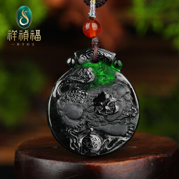 翡翠吊坠狮子品牌及商品- 京东