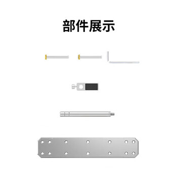 科乐浦（KELEPU）显卡支架立式主海景房机箱大显卡支撑架风扇加装显卡防弯托架 单卡银色