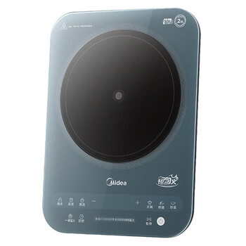 美的电磁炉2200W大火力 3D悬浮大火铂钻玻璃面板45毫米纤薄机身小巧易收纳MC-22RB09【ZMD安心系列】