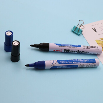 uni三菱（uni）油性记号笔520F圆头婚礼签名笔 1.0-3.0mm黑色 12支装