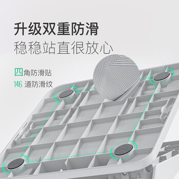 Keep拉筋板拉伸板斜踏板小腿拉筋瘦腿神器美腿中考训练辅助-冰川灰