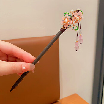 爱情罗曼饰儿童古风发簪女童汉服头饰中国风步摇流苏发饰盘发簪女孩