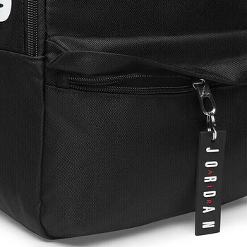 Jordan男女乔丹 聚酯纤维 书包背包 经典大Logo双肩包DV5304-010黑 均码