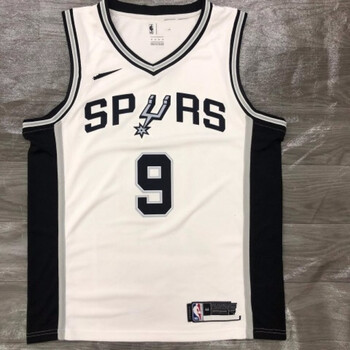 马刺队10德罗赞邓肯吉诺比利帕克阿尔德里奇城市版球衣篮球服 9号白色