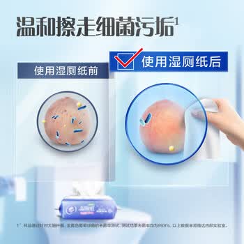 维达（Vinda）湿厕纸 组合装(80片*4包+7片*6包) 山茶花精华洁厕湿纸巾厕纸湿巾