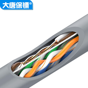 大唐保镖 超五类网线（工程级0.48±0.02）无氧铜线芯 非屏蔽CAt5家装工程布线双绞线305米 DT2905E