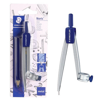 施德楼(STAEDTLER)圆规 夹笔款小学初中高中生考试作图工具 金属工程制图绘图文具套装开学必备用品吊卡装55055BK 施德楼(STAEDTLER)圆规 夹笔款小学初中高中生考试作图工具 金属工程制图绘图文具套装开学必备用品吊卡装55055BK