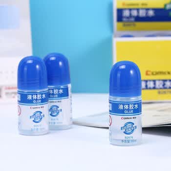 齐心（COMIX）胶水 办公财务学生液体胶水 35ml/支 办公用品凑单B2670 工具