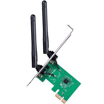 TP-LINK TL-WN881N 300M无线PCI-E网卡 台式机 WiFi接收器