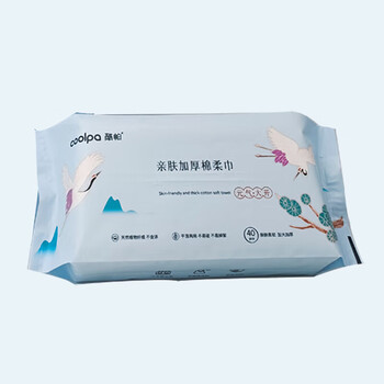酷帕中国风系列棉加大加厚便携枕式 40*4包抽枕式珍珠纹棉柔巾 XXGC-1