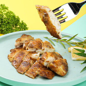 亚洲渔港罗非鱼排组合装100g6袋轻食代餐减重半成品冷冻4种口味1