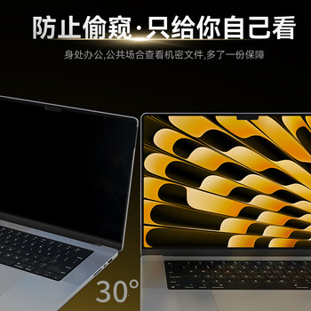 绿巨能（llano）适用苹果笔记本电脑防窥膜 MacBook Pro14.2英寸屏幕磁吸防窥片M4屏幕膜隐私保护膜A3112