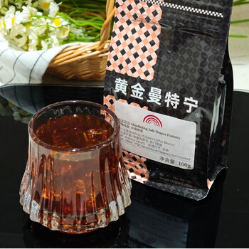 黄金曼特宁骄龙圆豆咖啡豆苏门答腊进口原料新鲜烘焙珍稀圆豆手冲咖啡100g