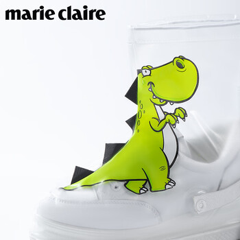 MARIE CLAIRE儿童雨鞋套男童女童耐磨防水防滑水鞋学生中高筒雨靴开学必备