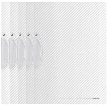 金得利5只7mm拉口报告夹A4镜面斜纹磨砂板片旋转拉杆夹抽杆夹文件夹资料夹会议夹学生试卷收夹子TD104