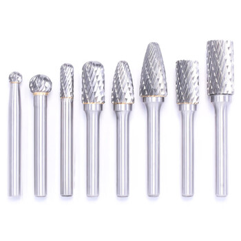 米茨 钨钢磨头硬质合金旋转锉刀8件套装双槽金属木雕抛光合金打磨头MJ-XZC-612ZH-8 双齿8件套-精品盒装 米茨 钨钢磨头硬质合金旋转锉刀8件套装双槽金属木雕抛光合金打磨头MJ-XZC-612ZH-8 双齿8件套-精品盒装