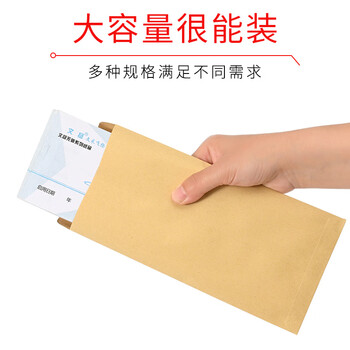 泰档100个信封邮局标准信封85g牛皮纸5号DL信封220*110mm经济型TC01004