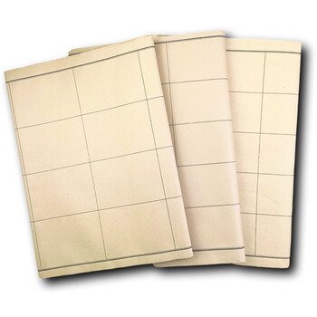 芬尚 篆隶书法日课纸 篆书隶书毛笔书法练习纸作品用纸  7*10cm长方格宣纸半生熟50张