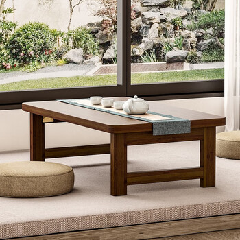 悠阳 折叠炕桌茶桌地桌矮桌子炕几家用非实木飘窗桌床上榻榻米桌小