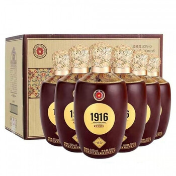 贵州习水1916酒整箱53度500ml*6酱香型白酒纯粮酿造酒 赖世公1916窖藏