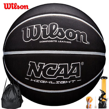 威尔胜（Wilson）NCAA HIGHLIGHT系列7号篮球PU材质室内室外通用防滑耐磨成人篮球