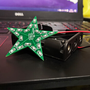 优品沃目星型呼吸灯套件星星灯散件diy实习星形灯贴片元件焊接练习板 红色灯套件 优品沃目星型呼吸灯套件星星灯散件diy实习星形灯贴片元件焊接练习板 红色灯套件