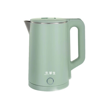 华生(Wahson)热水壶烧水壶电水壶 1.8L大容量速热 1800W快速沸腾 超大容量 家用开水壶 双层防烫 WS-113 绿色 华生(Wahson)热水壶烧水壶电水壶 1.8L大容量速热 1800W快速沸腾 超大容量 家用开水壶 双层防烫 WS-113 绿色